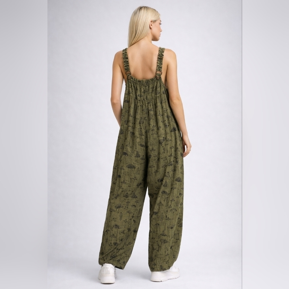 Baggy Mushroom Overalls NWOTs - Picture 2 of 8